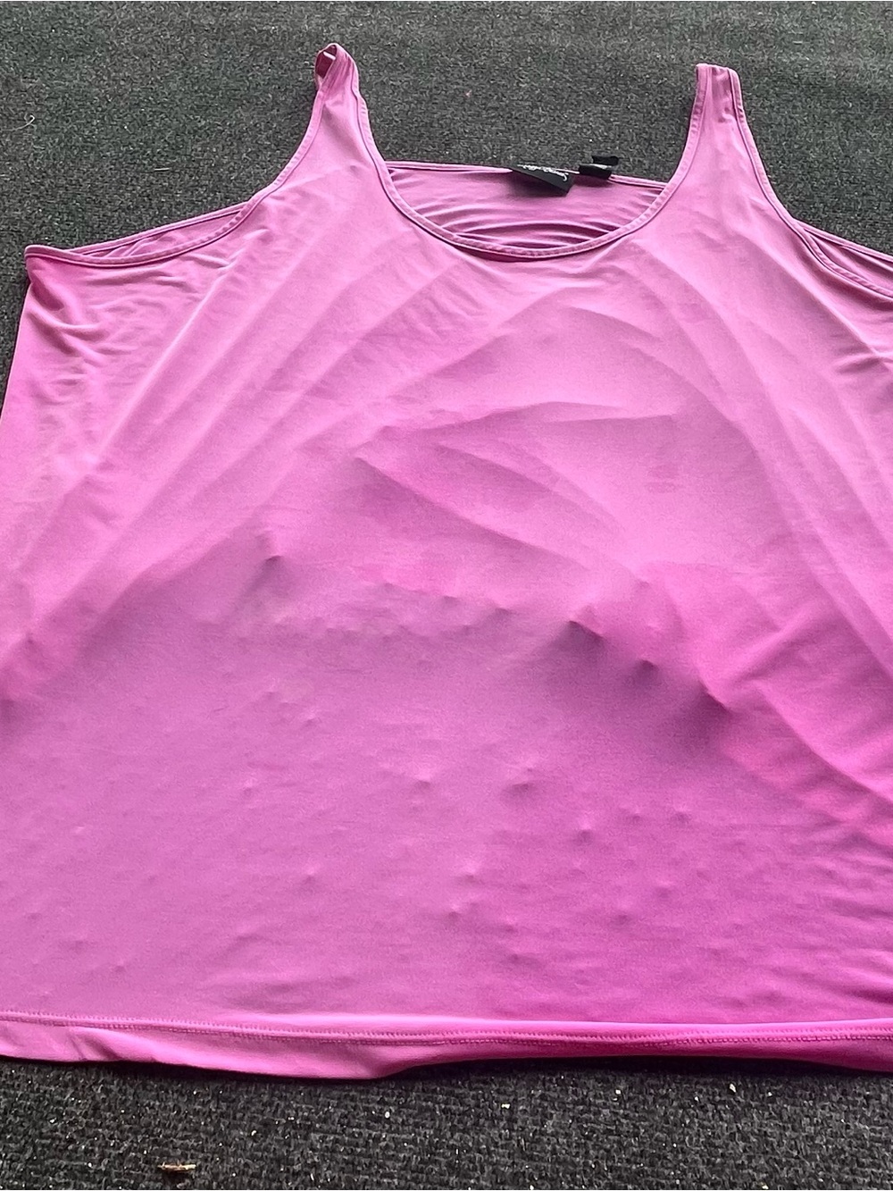 Maggie Barnes Bright Pink Scoop Tank